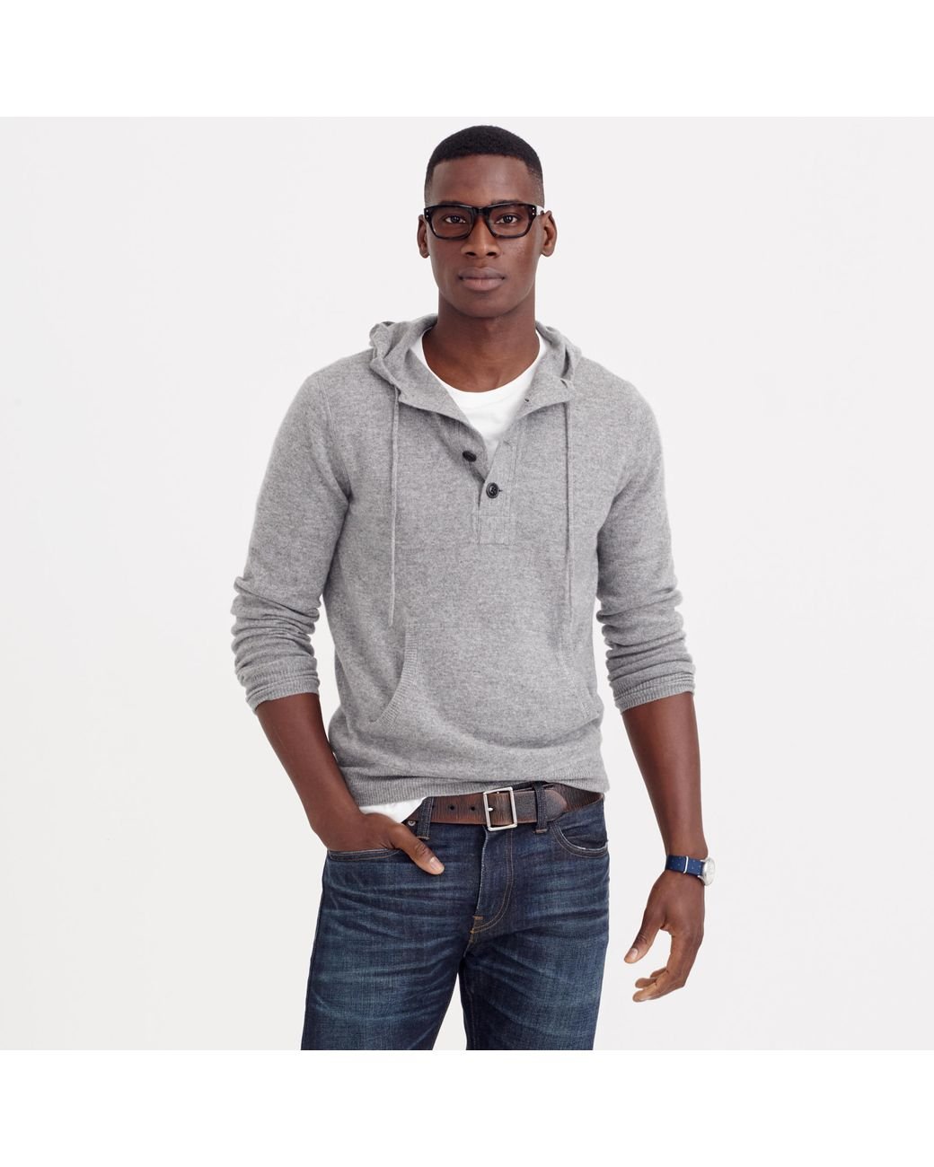 J crew men's cashmere hoodie shop