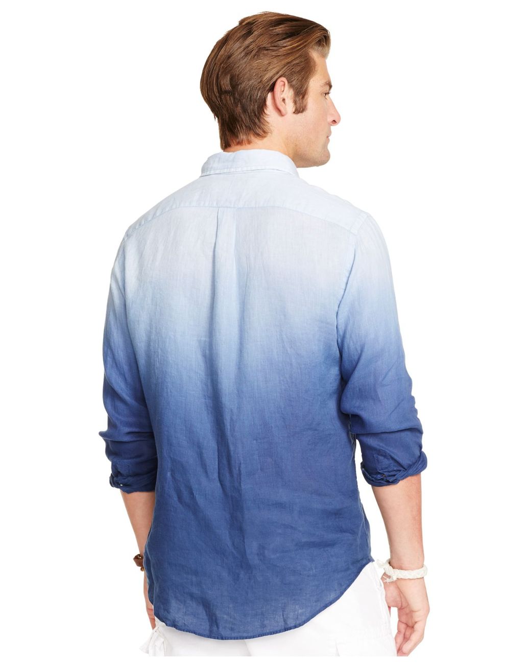 Polo Ralph Lauren Dip-dyed Shirt in Blue for Men | Lyst