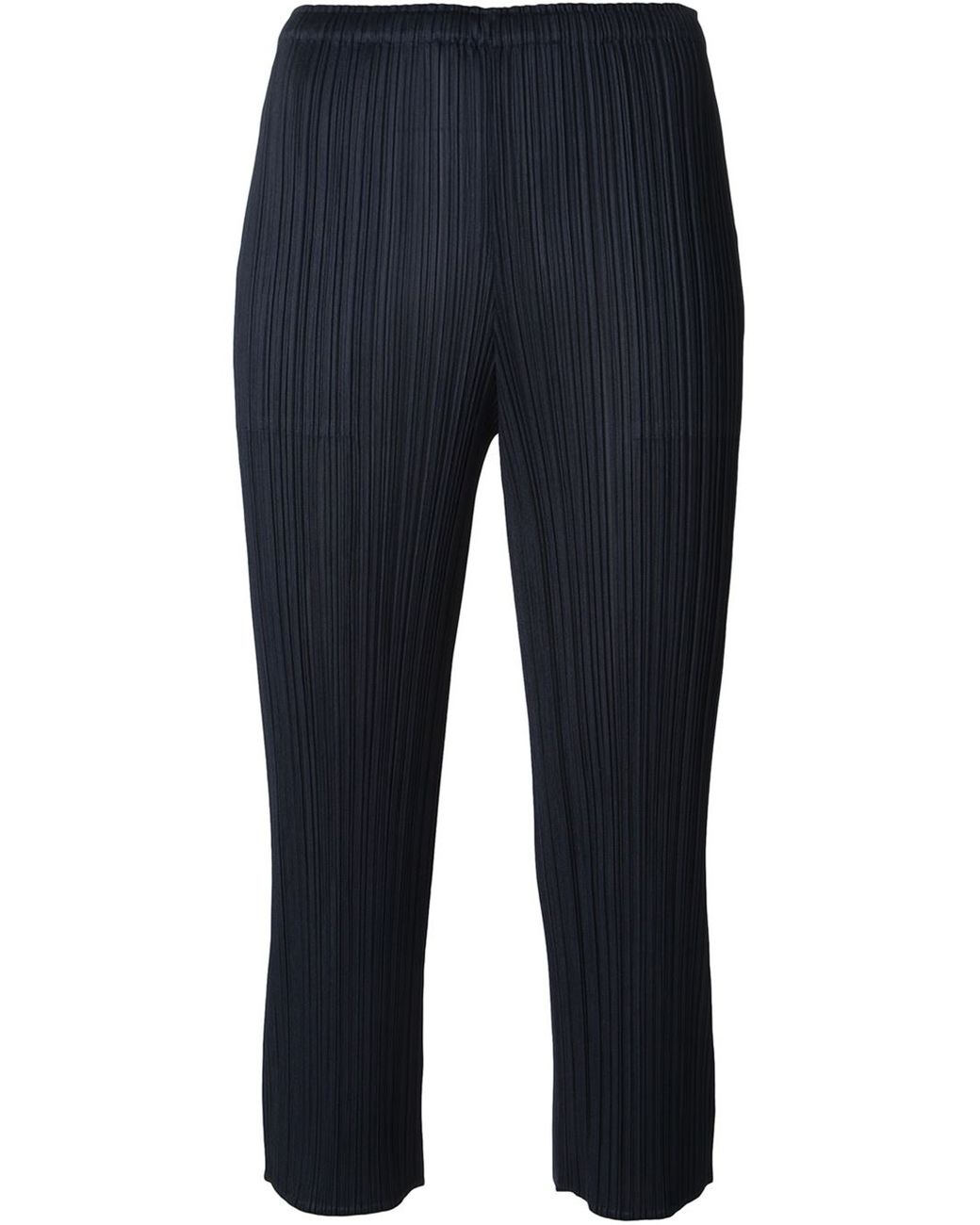 Pleats Please Issey Miyake Pleated Trousers in Blue Lyst