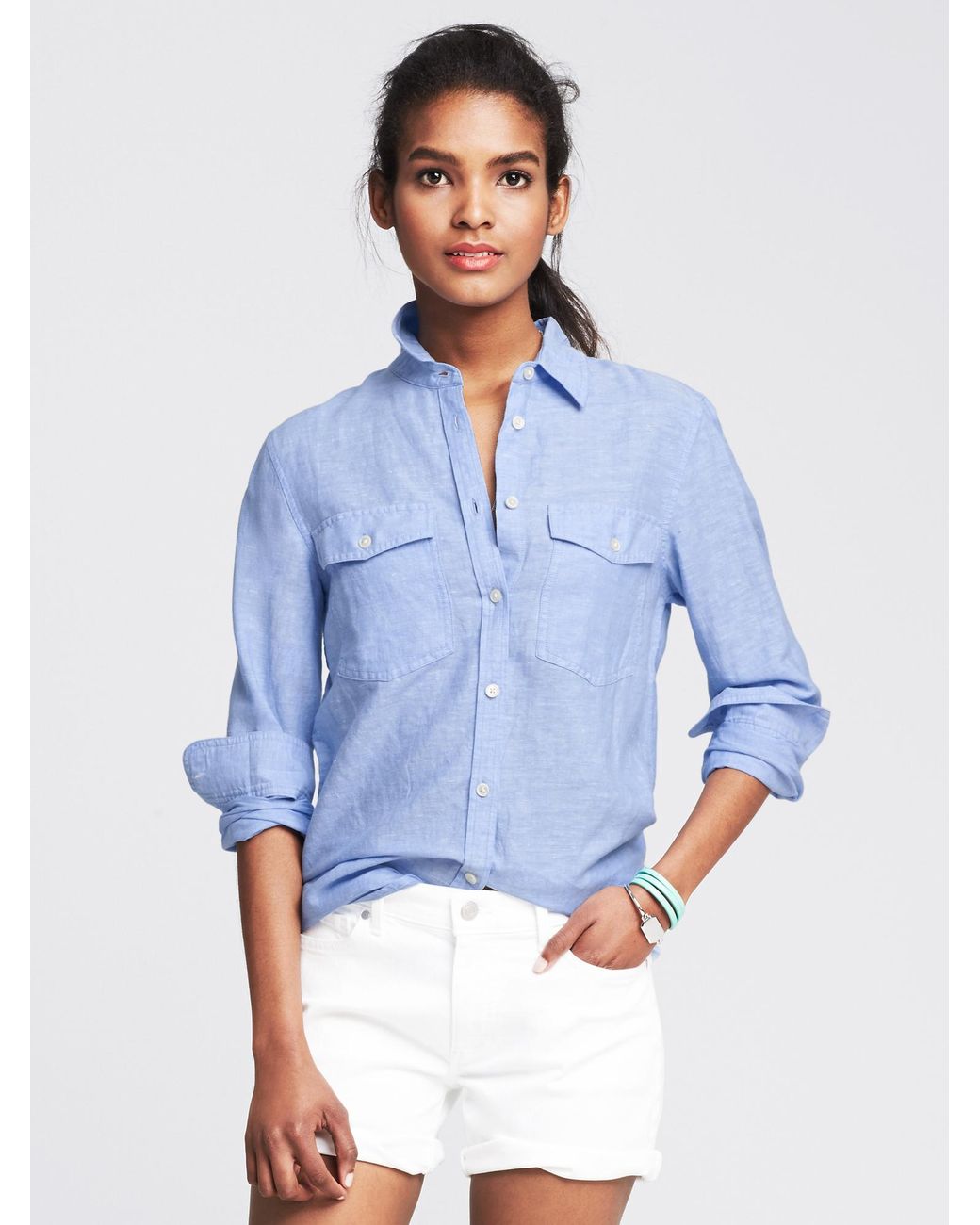 Banana Republic Soft-wash Linen Cotton 