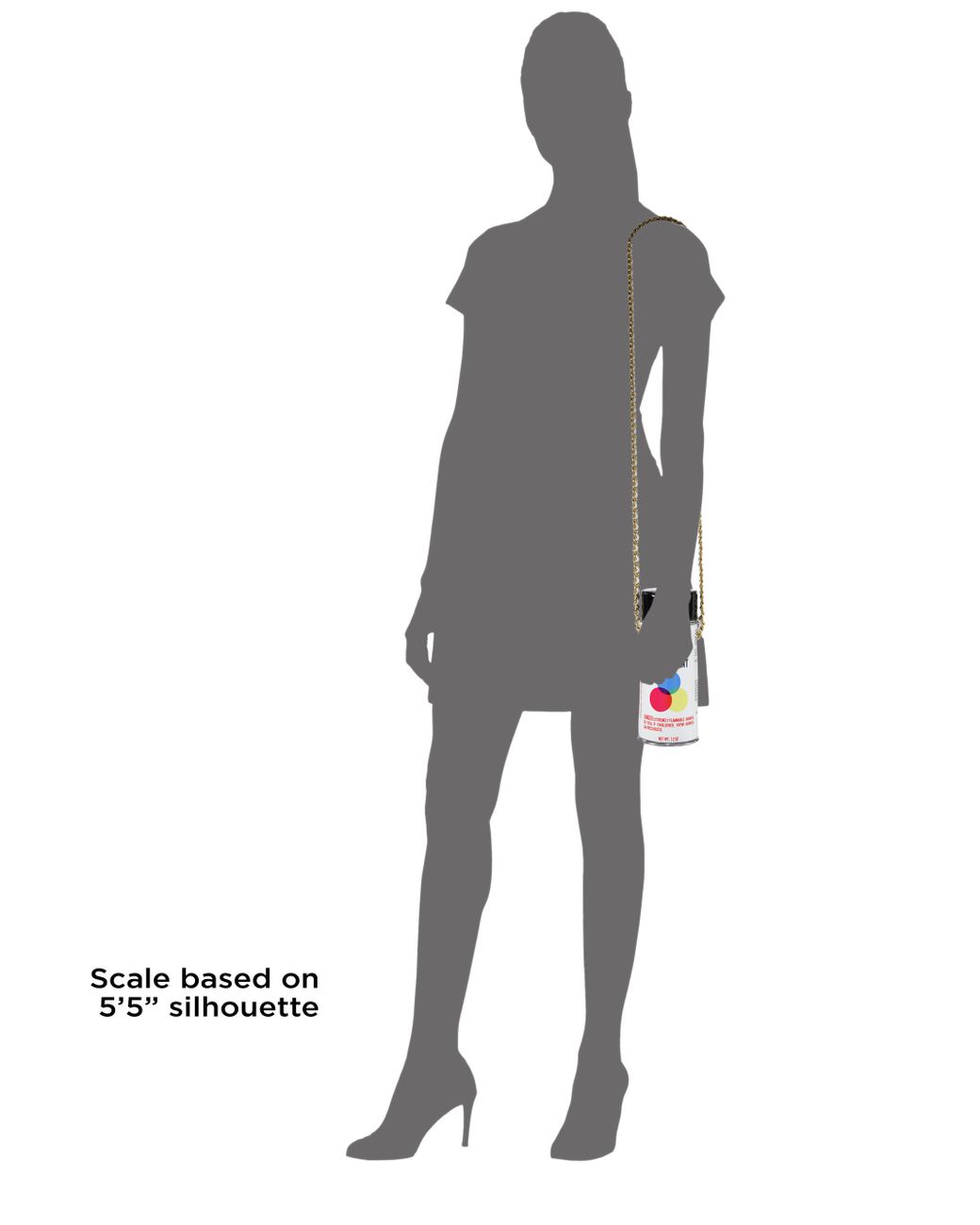 moschino spray paint bag