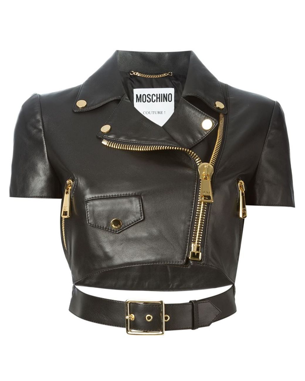 moschino cropped jacket