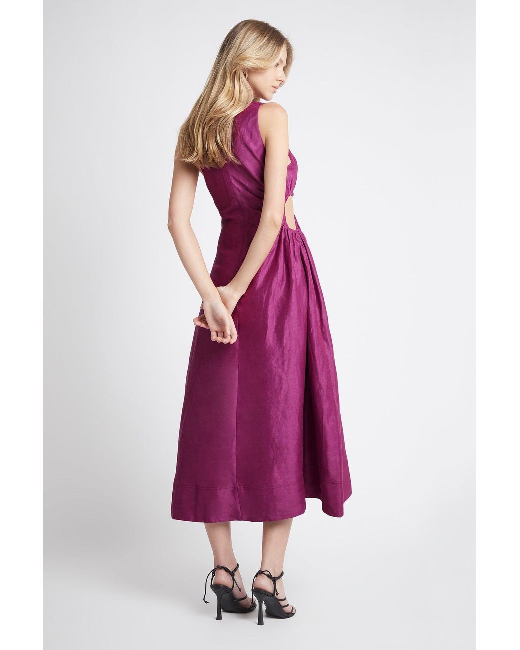 Aje. Chateau Cut Out Dress in Purple | Lyst