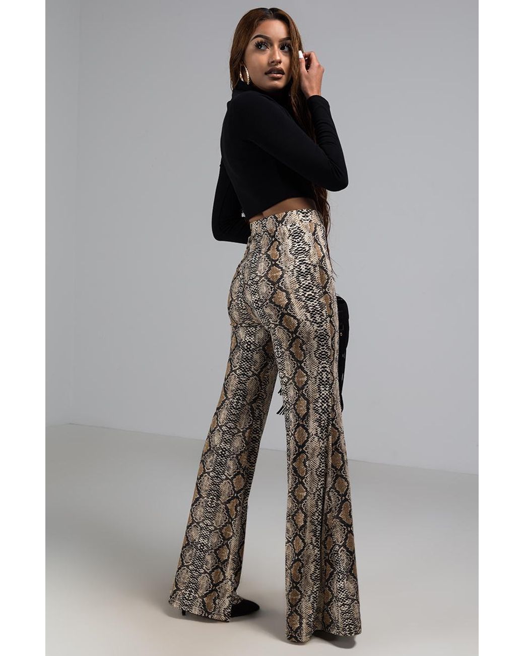 AKIRA Synthetic Dare To Stare Snakeskin 