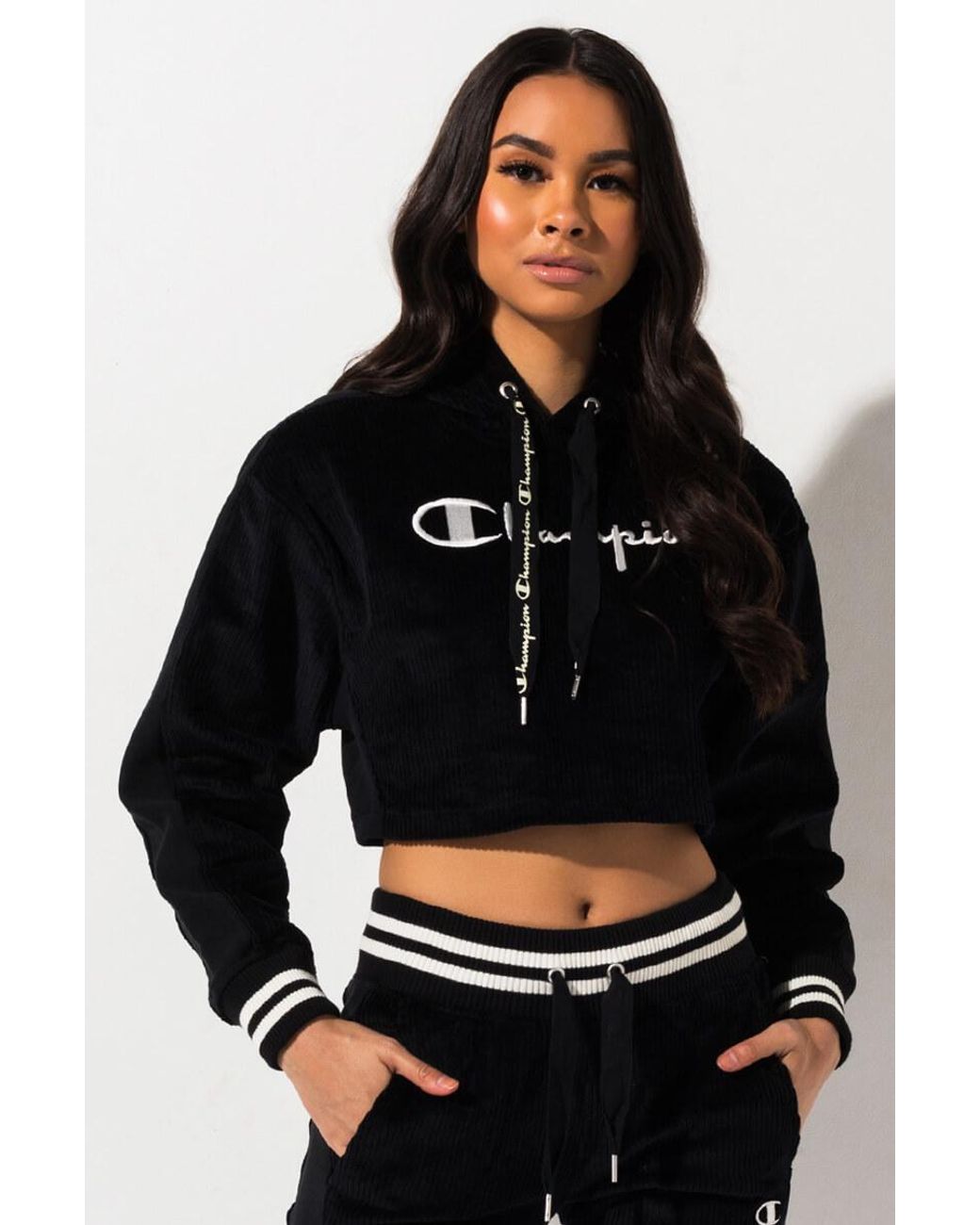 champion cropped pullover