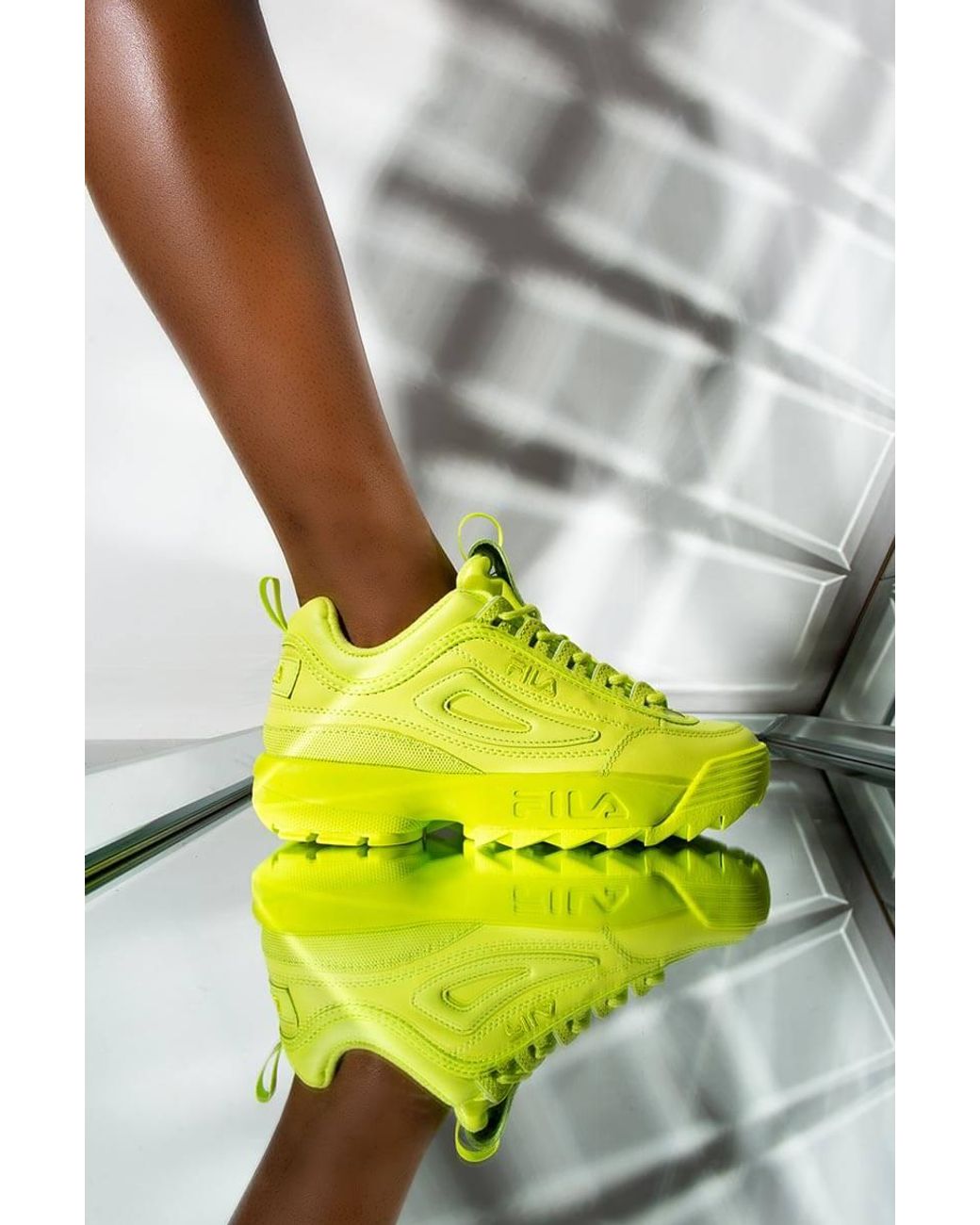 fila disruptor lime