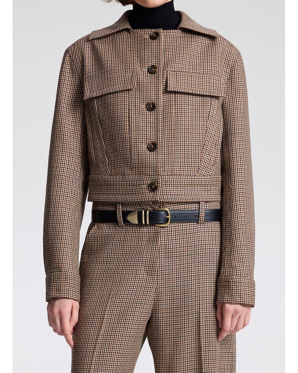 A.L.C. Brown Blake Wool Jacket