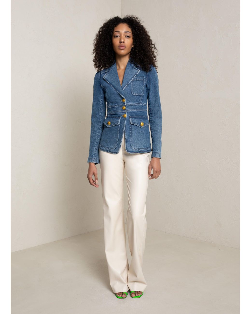 A.L.C. Amelia Denim Jacket in Blue | Lyst