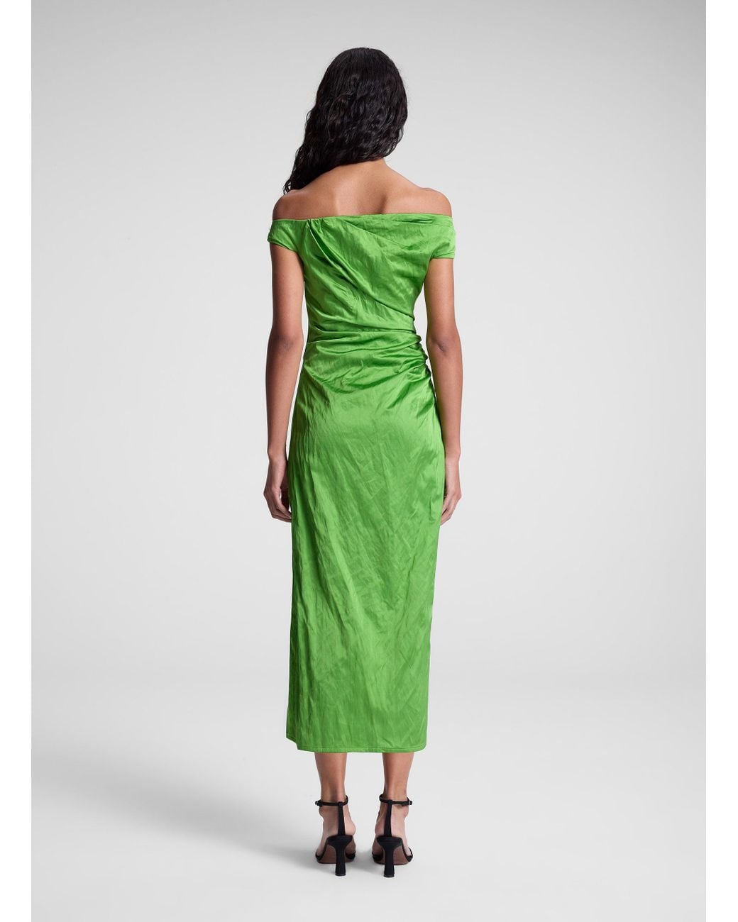 slim fit dress slacks The Camille Dress in Sage – Louise New York
