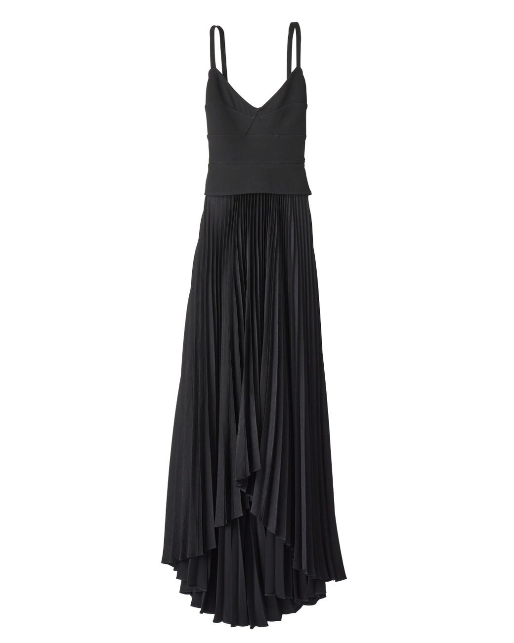A.L.C. Gwen Pleated Dress in Black Lyst