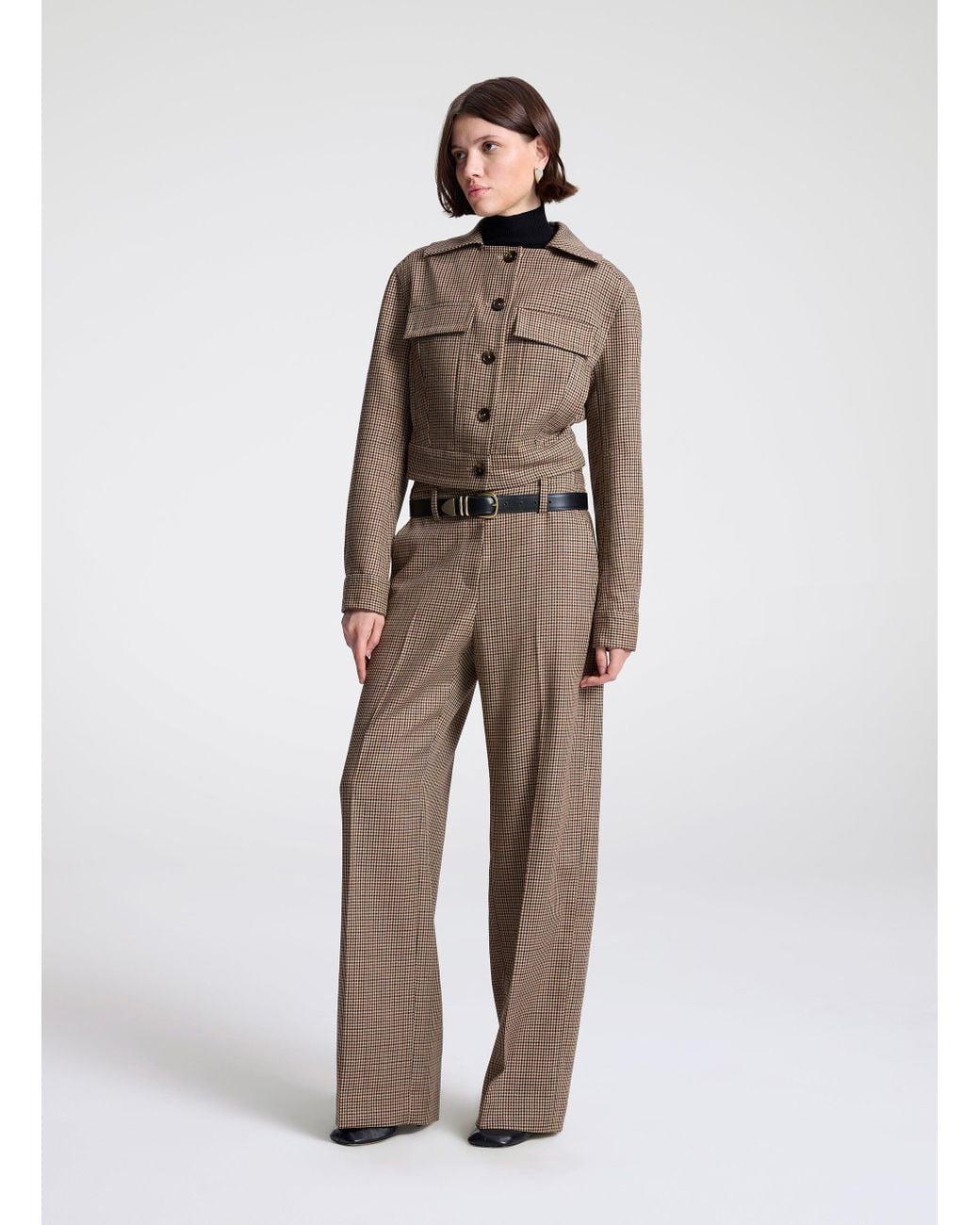 A.L.C. Brown Blake Wool Jacket