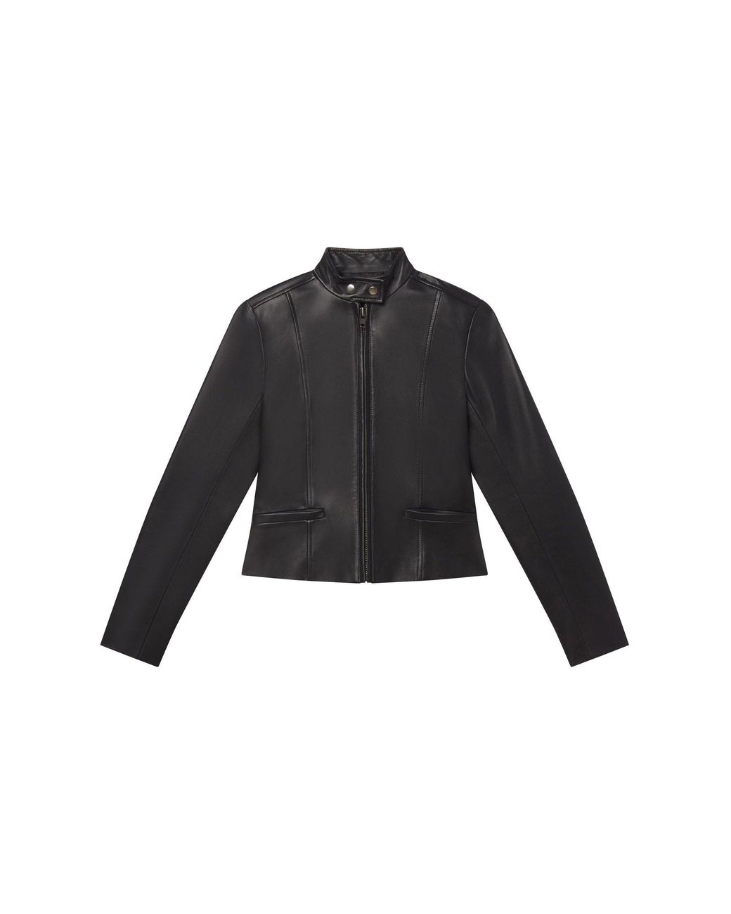 A.L.C. Black Marlowe Leather Jacket