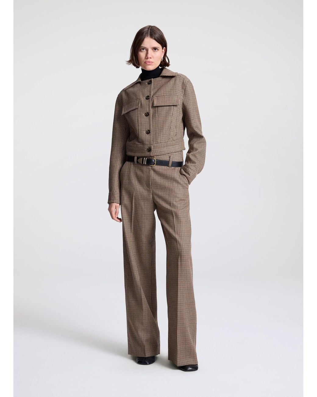 A.L.C. Brown Blake Wool Jacket