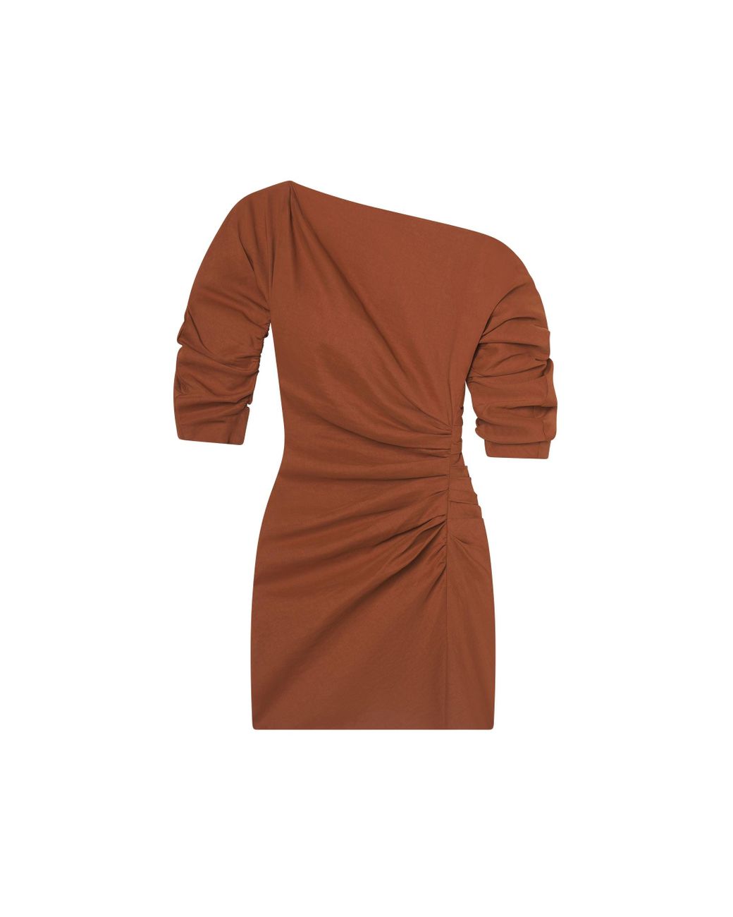 A.L.C. Sona Linen Mini Dress in White | Lyst