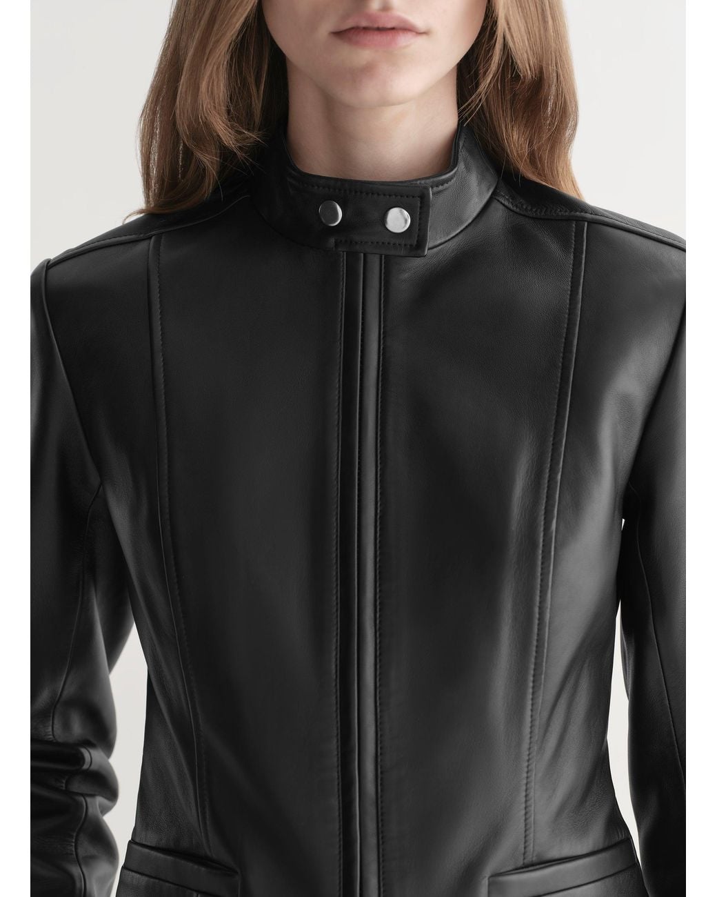 A.L.C. Black Marlowe Leather Jacket