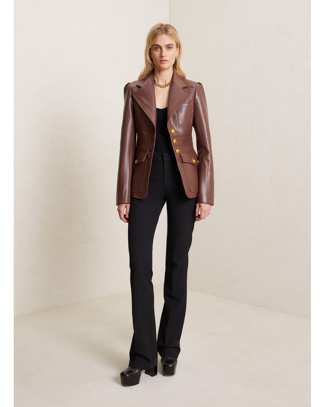 A.L.C. Amelia Vegan Leather Jacket in 