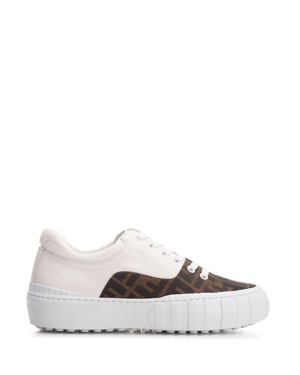 fendi force canvas sneaker