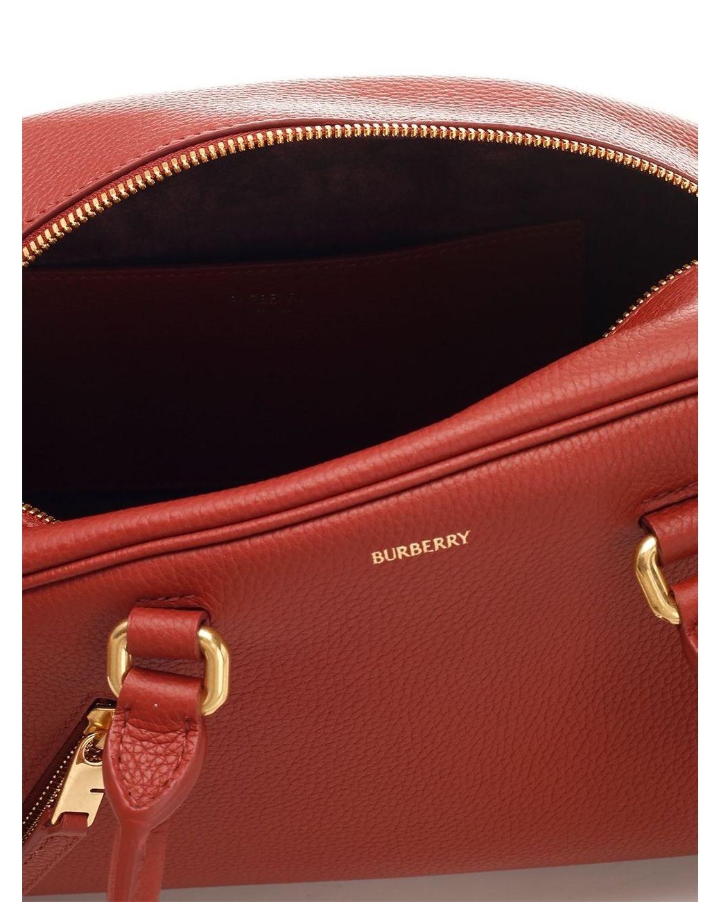 【関税&送料込】Burberry Shield Twin Bowling Bag Small Shield Twin Bowling Bag in Soap - Women | Burberry