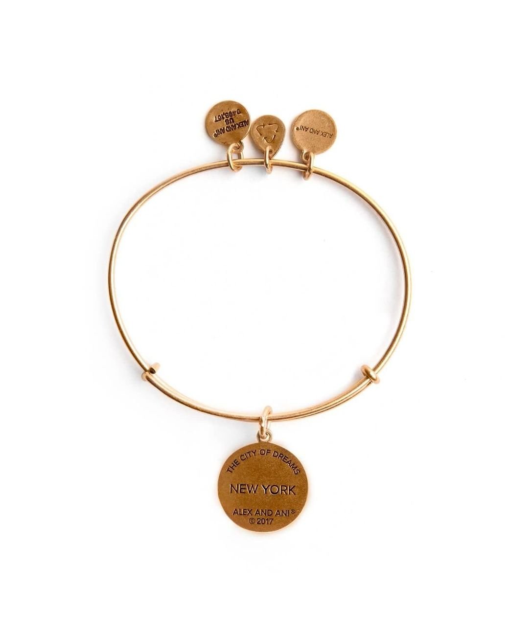 Alex and Ani Women/'s Color Infusion New York Giants Football II EWB Bracelet ...