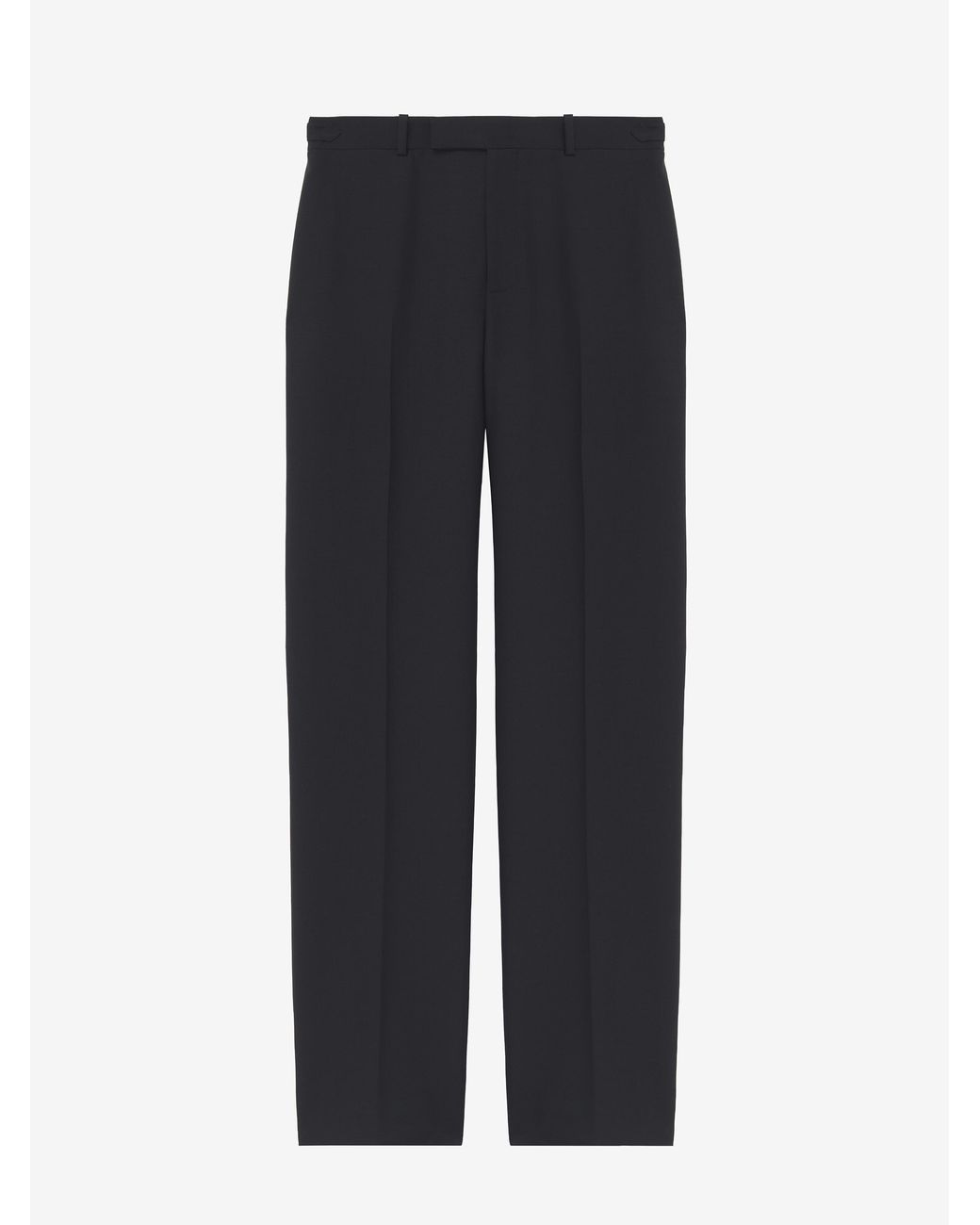 McQueen Blue Wool Mohair Tailored Trousers for men