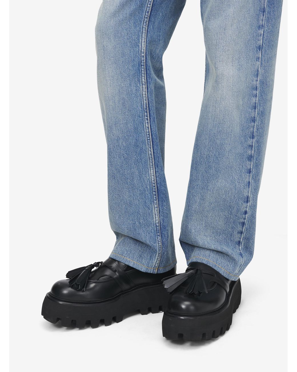 McQueen Black Sofa Loafer for men