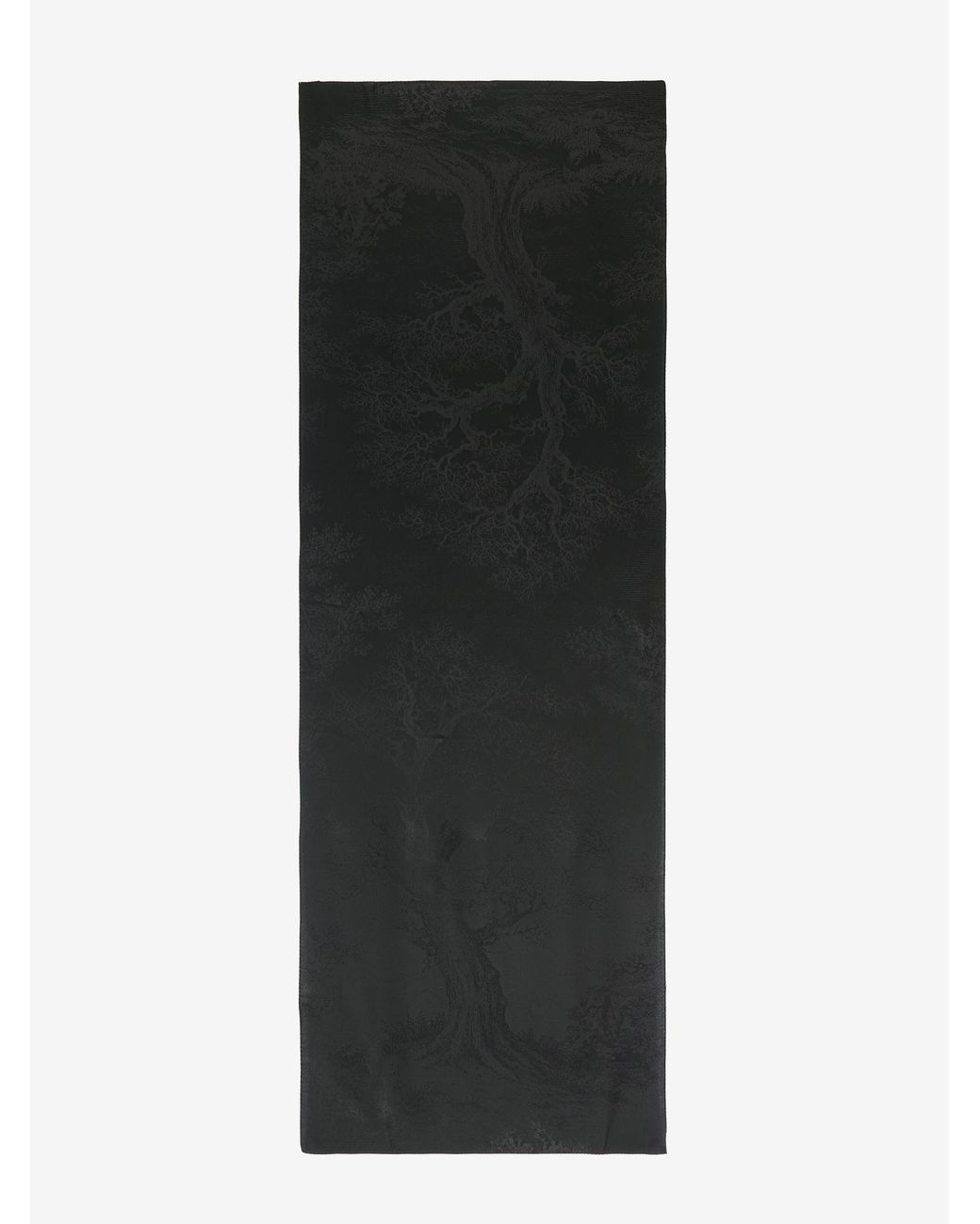 McQueen Blue Tree Of Life' Jacquard Evening Stole