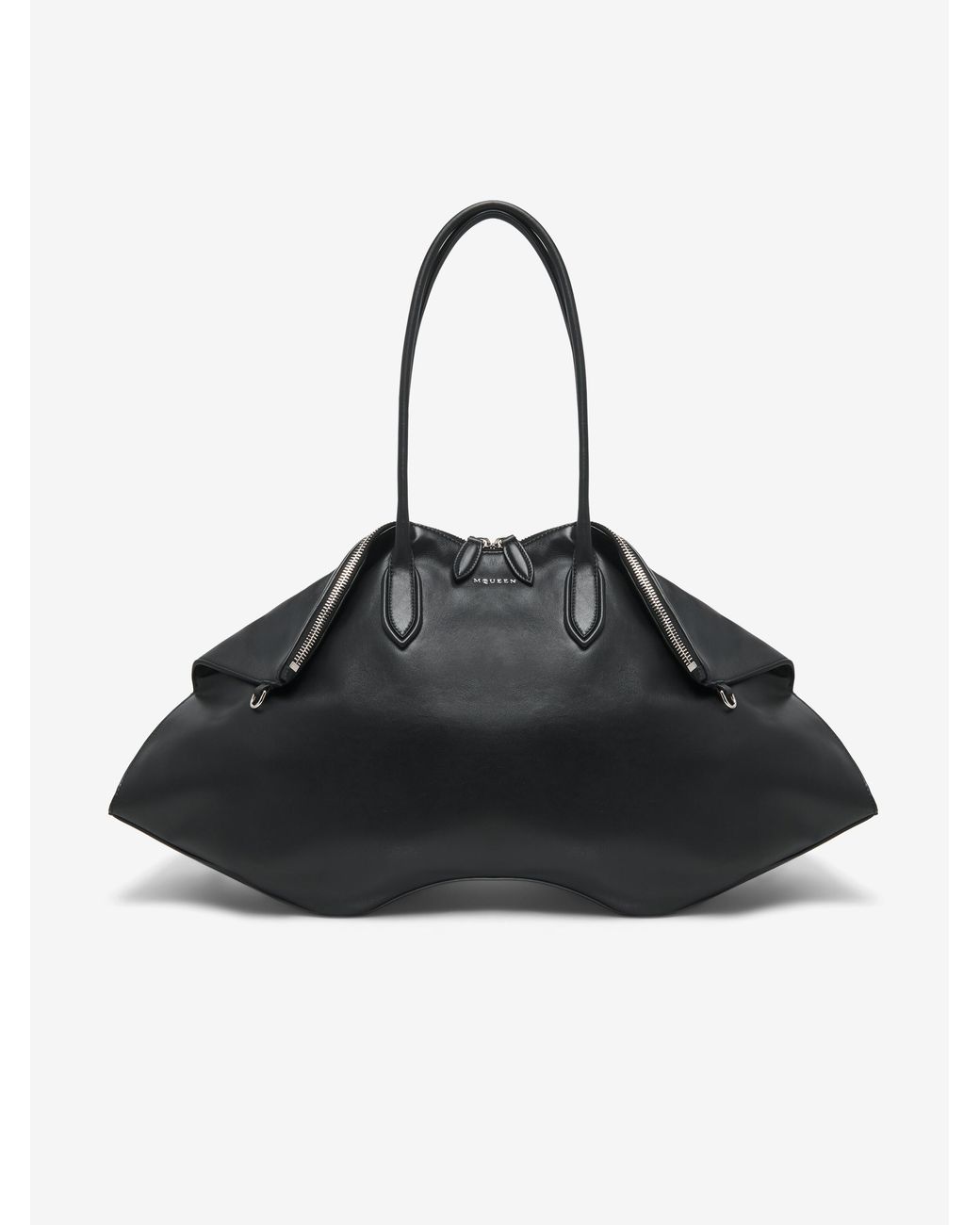 McQueen Black Maxi Manta Bag