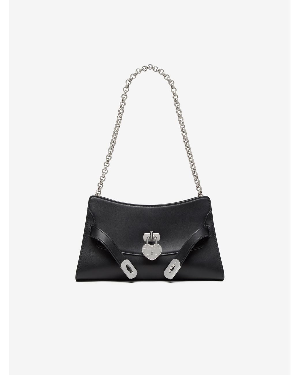 McQueen White Locke Shoulder Mini