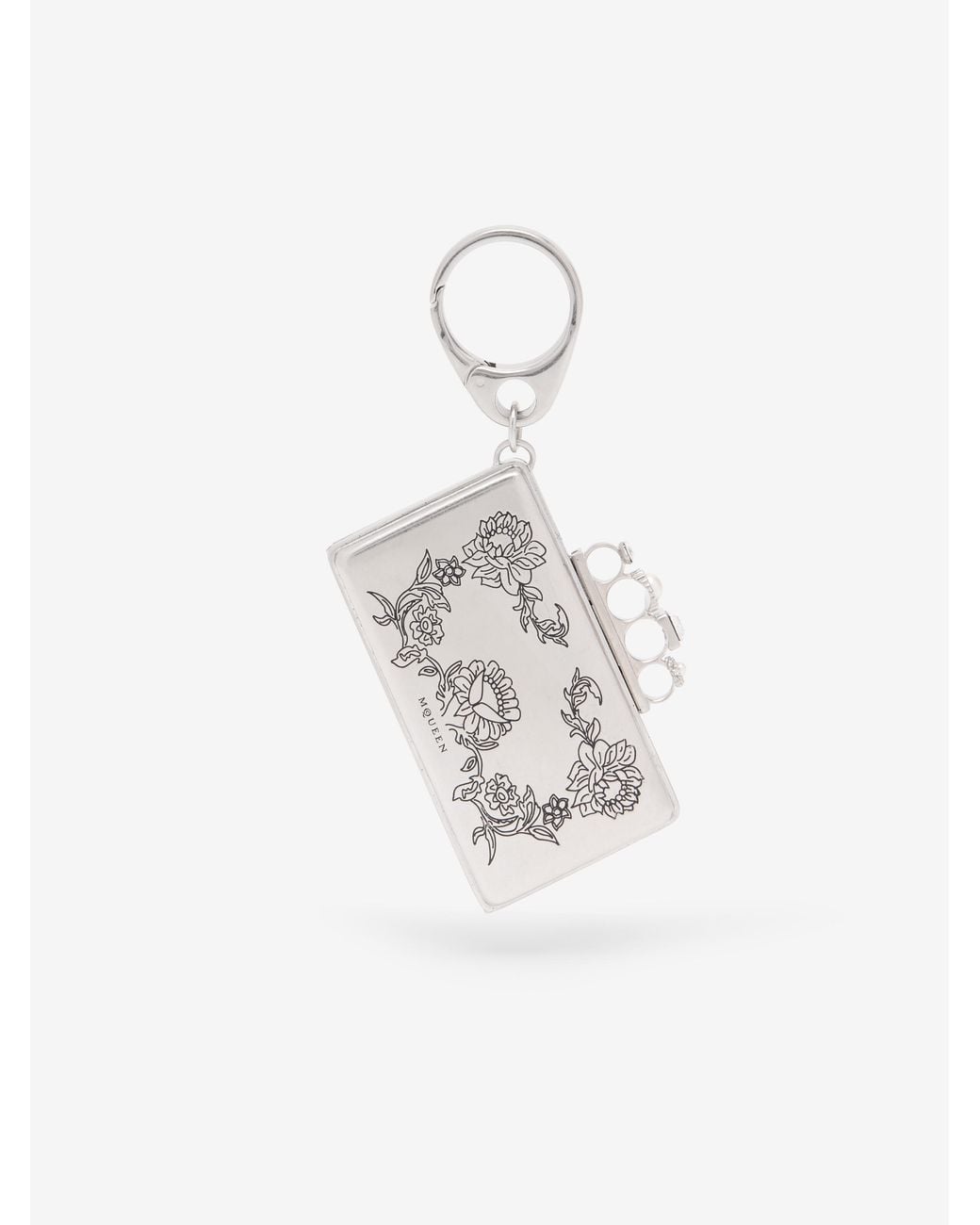 McQueen White Vanitas Clutch Charm