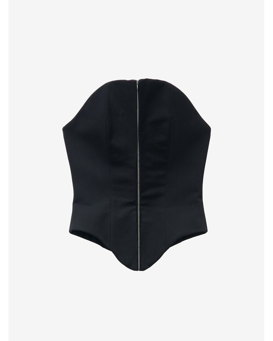 McQueen Black Mcqueen Corset Top