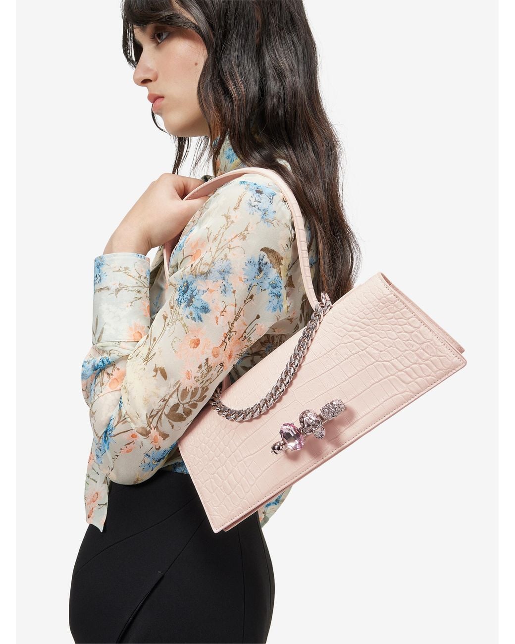 McQueen Pink Jewelled