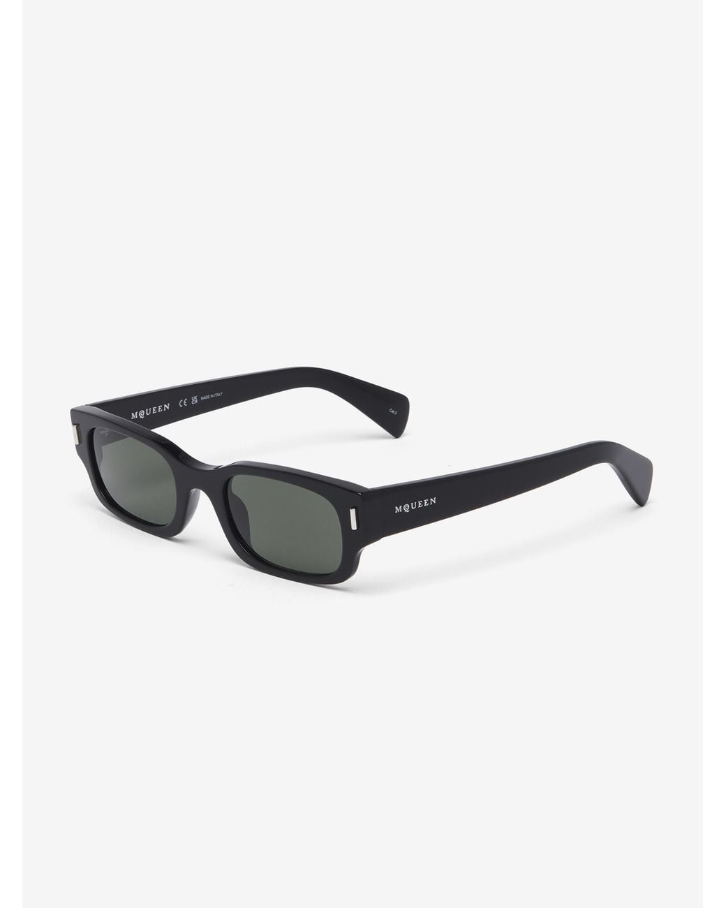 McQueen Gray T-Bar Rivet Panthos Sunglasses