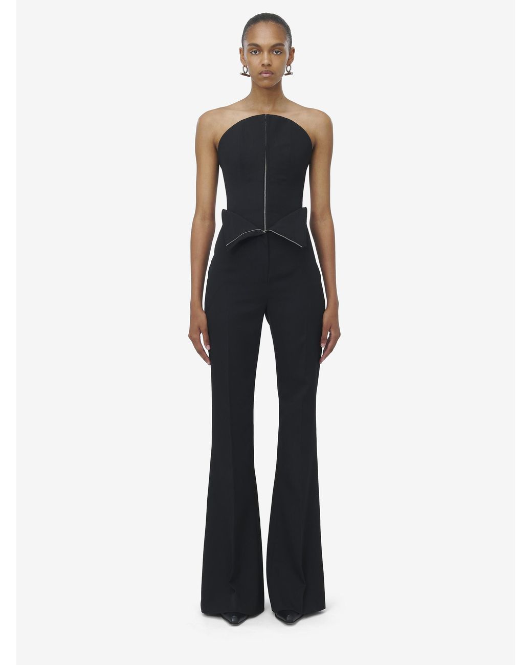 McQueen Black Mcqueen Corset Top