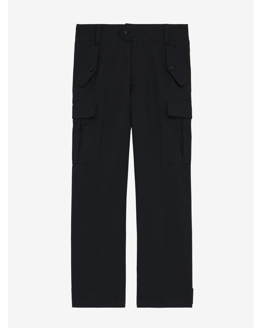 McQueen Blue Cargo Trousers for men