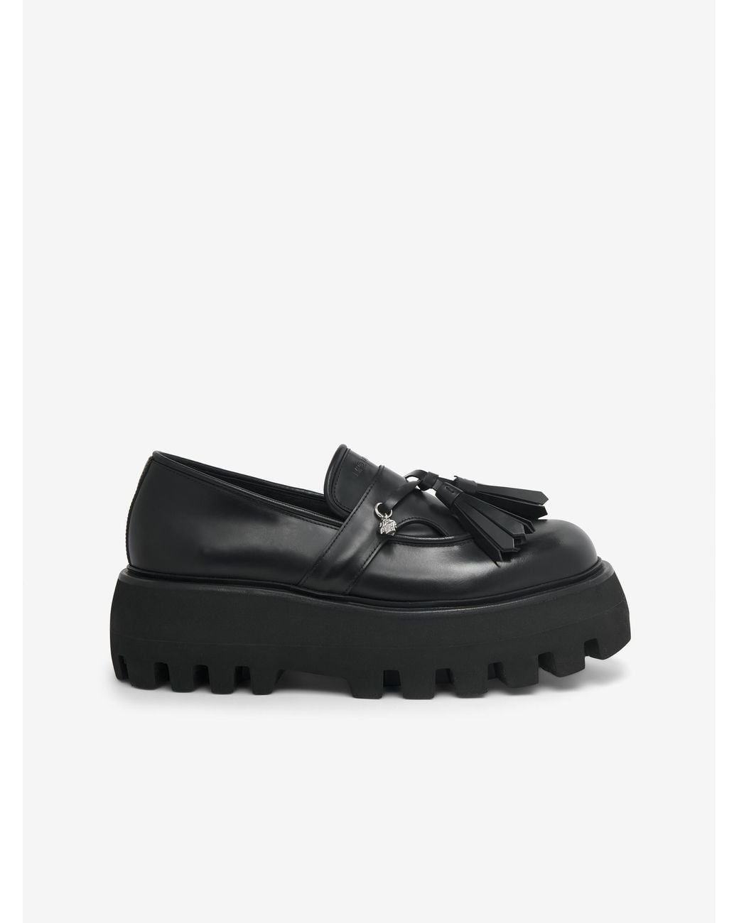 McQueen Black Sofa Loafer for men