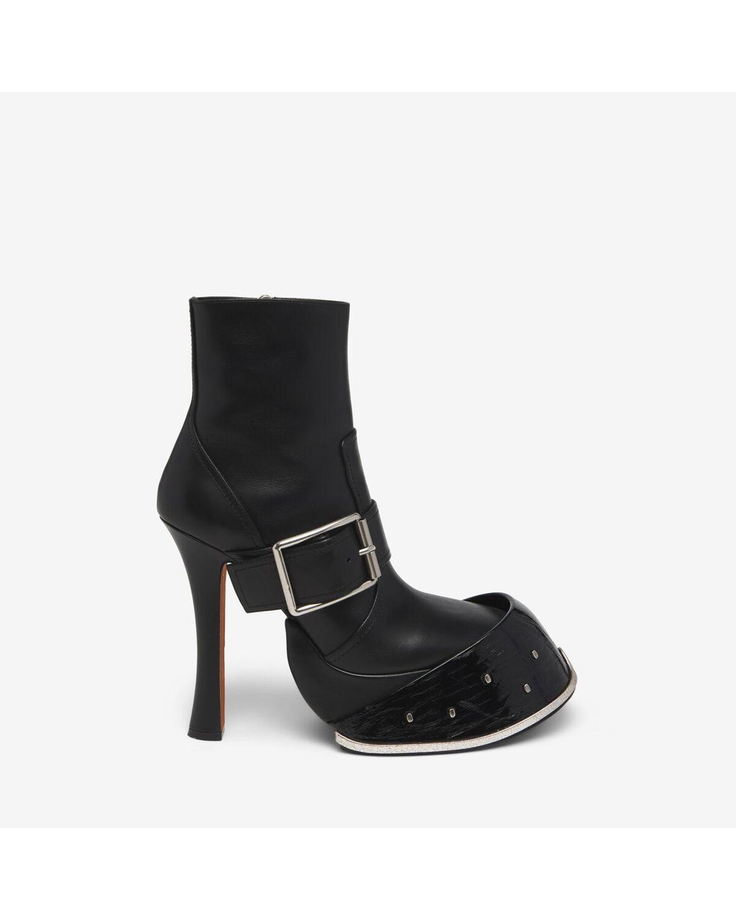 McQueen フーフ ブーツ ブラック | Lyst