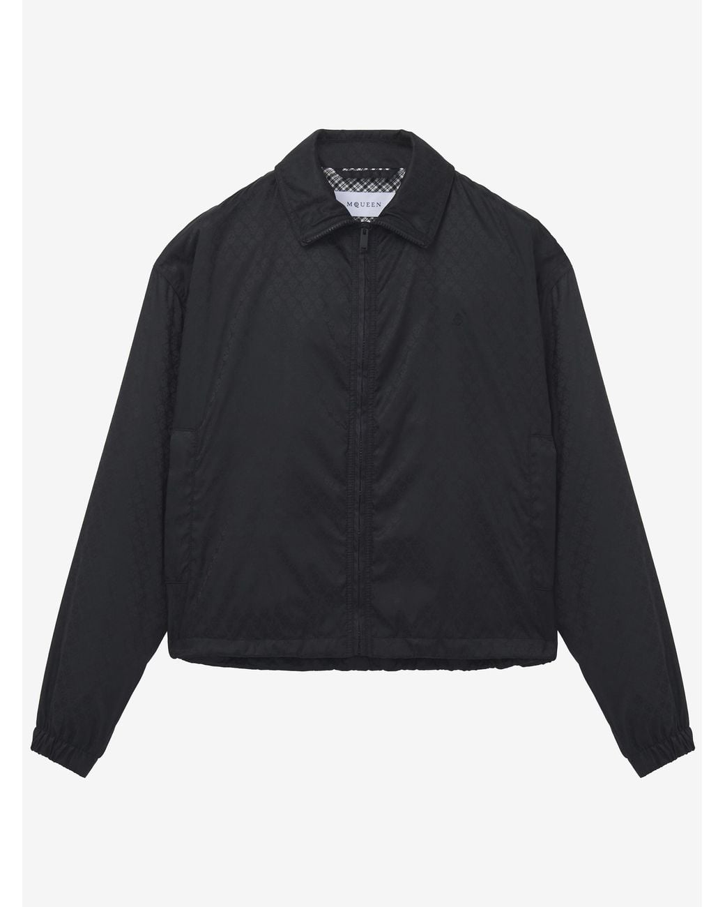 McQueen Blue Skull Jacquard Jacket for men