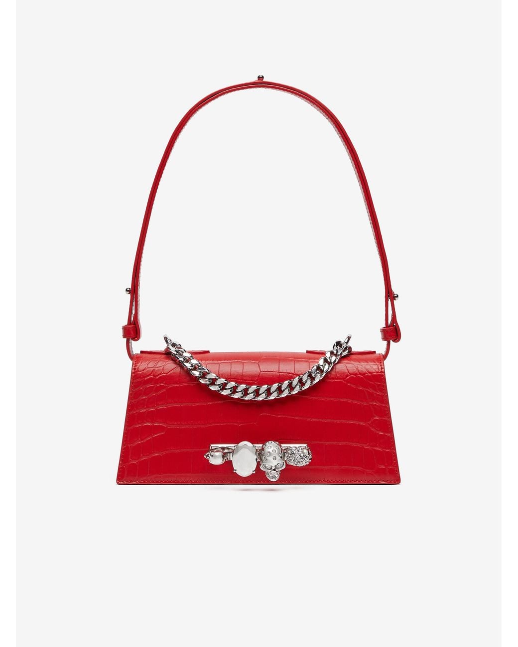 McQueen Red Jewelled Mini