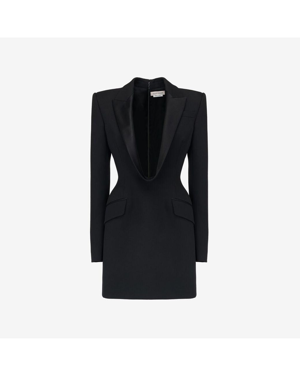 Alexander McQueen Mini Jacket Dress in Black Lyst UK