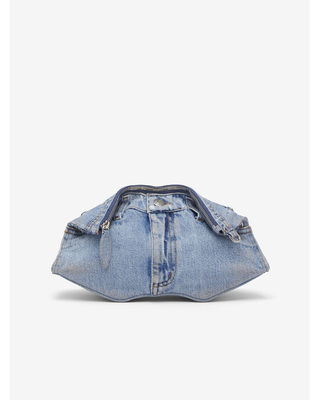 McQueen Blue Manta Clutch
