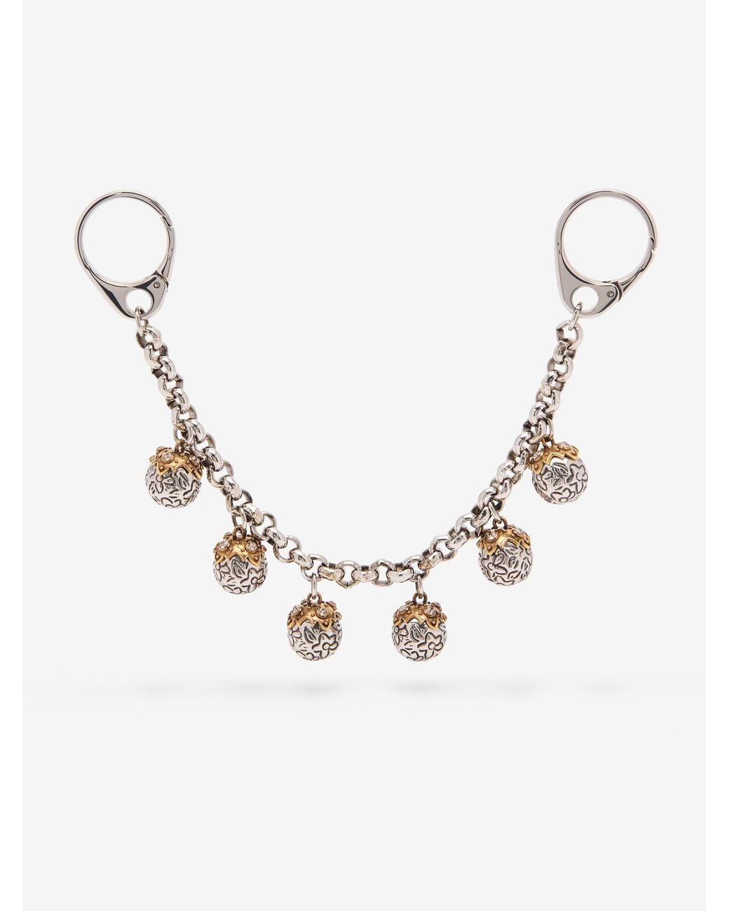 McQueen Multicolor Heirloom Chain Charm