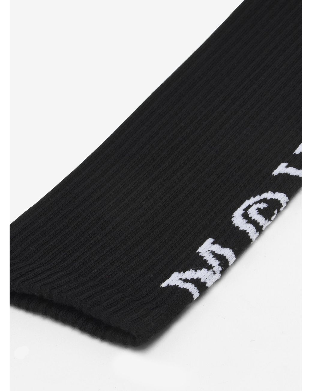 McQueen White Logo Socks for men