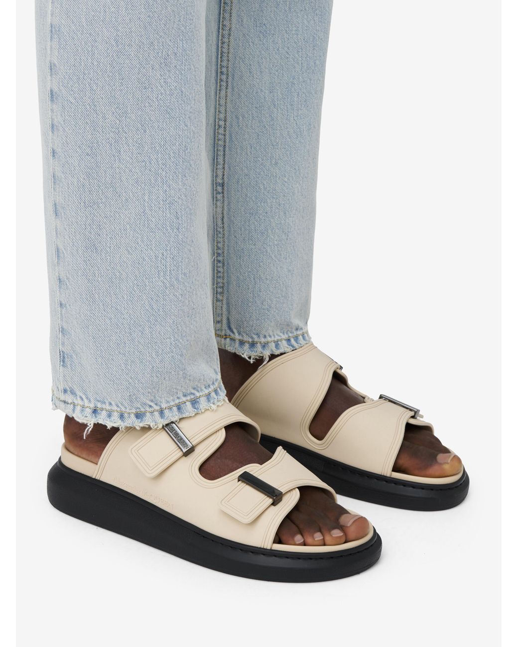 McQueen Hybrid Slide in White for Men | Lyst