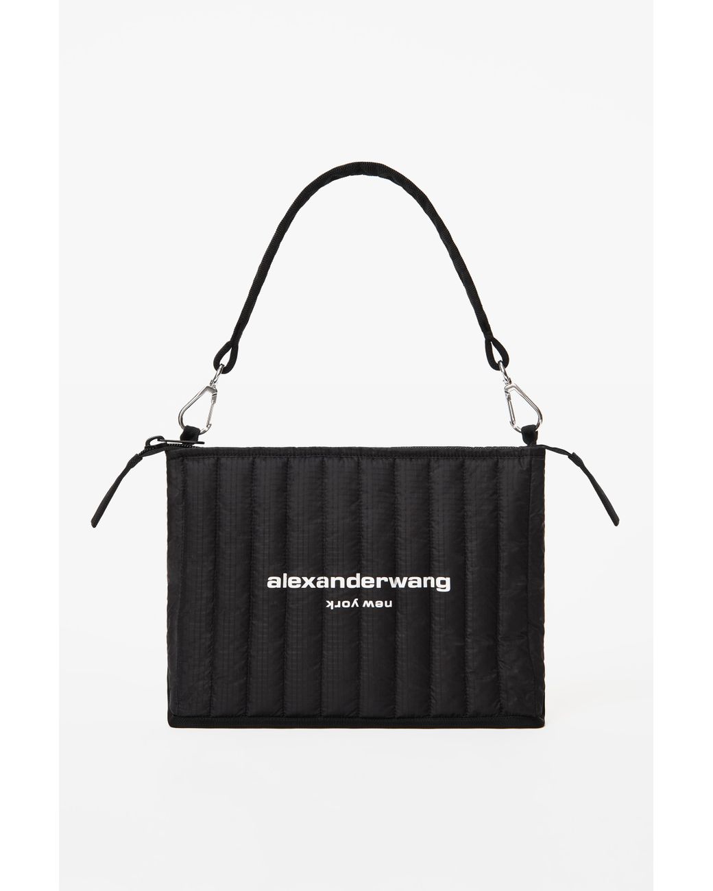 Alexander Wang Elite Nylon Shoulder Laptop Bag in Black Lyst