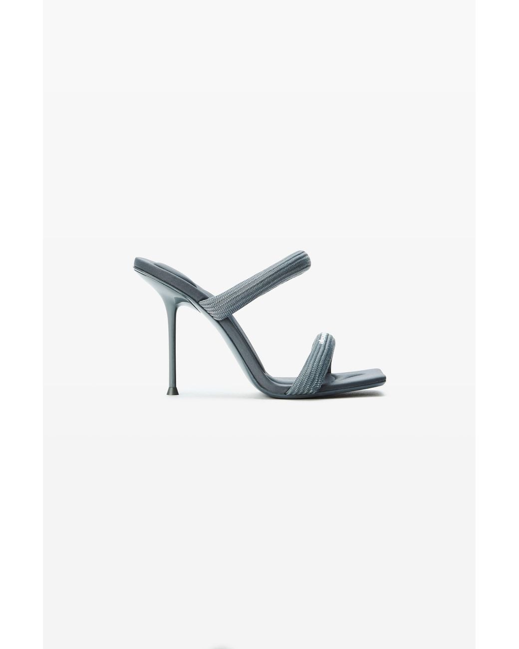 Alexander Wang Gray Julie 105Mm Nylon Tubular Sandal