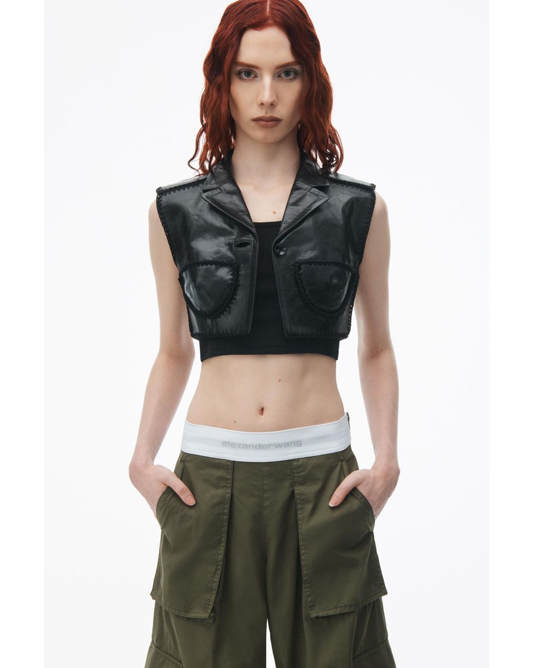 脚長効果★【alexanderwang】mid rise cargo rave pant 脚長効果☆【alexanderwang】mid rise cargo rave pant