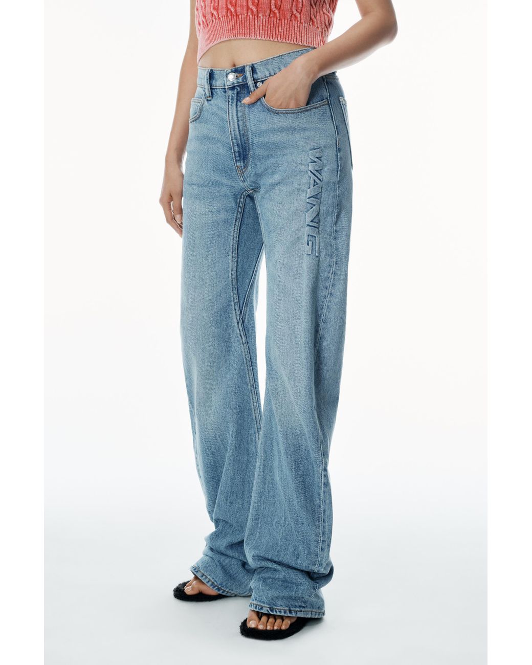 Alexander Wang Articulated Denim Jeans With High-frequency