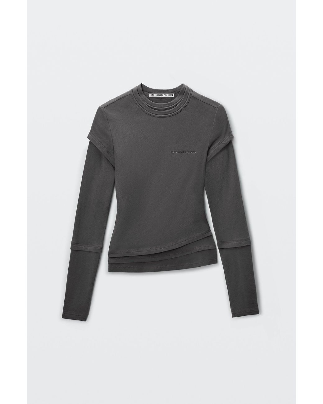 Alexander Wang Black Layered Top