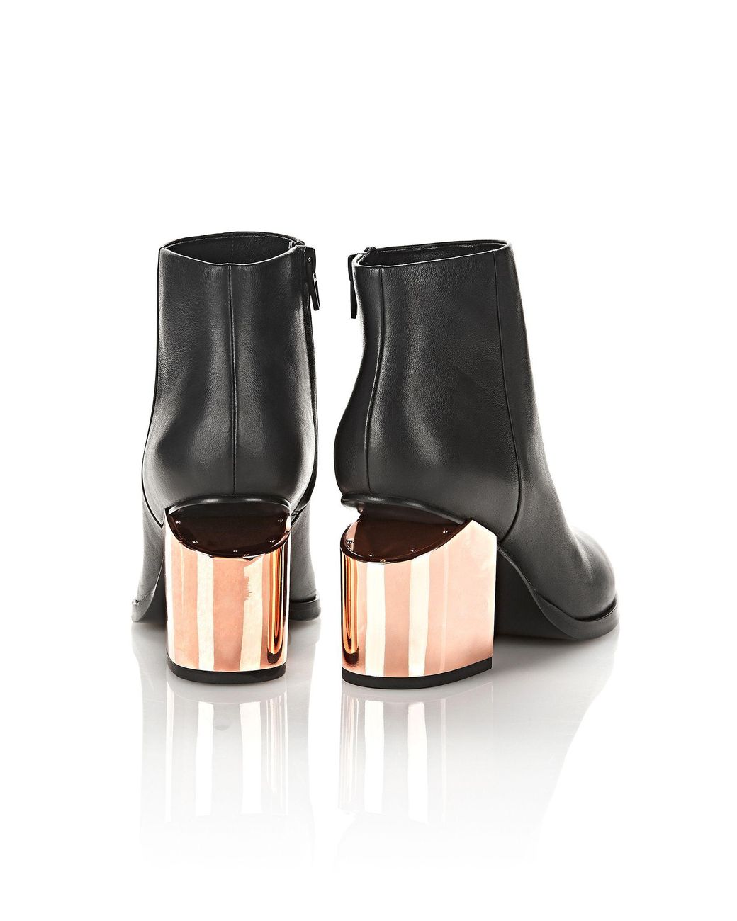 Alexander wang rose 2025 gold boots