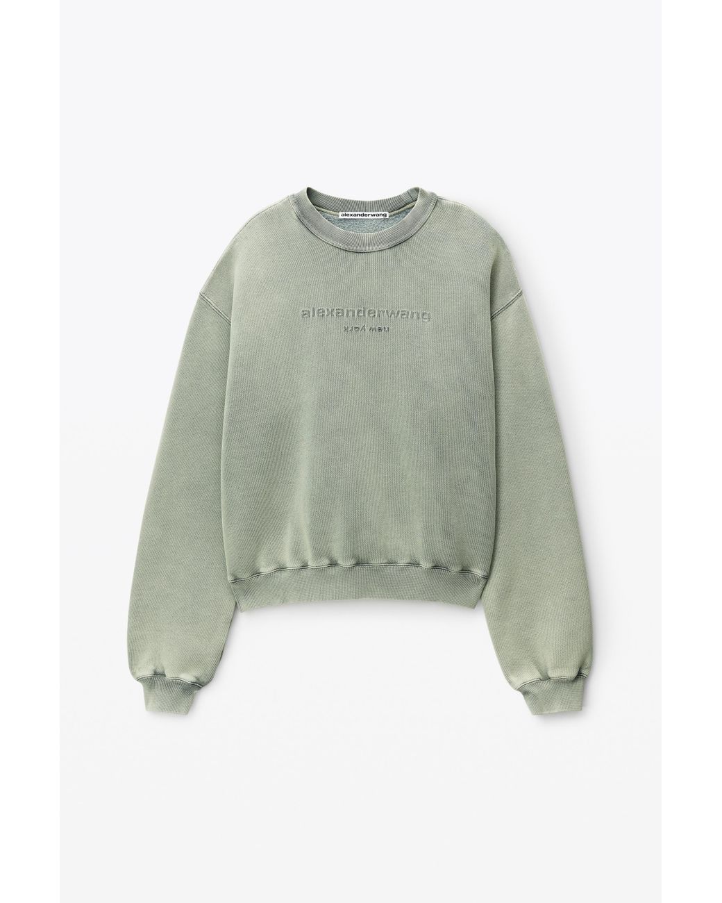 Alexander wang acid wash high neck pullover new arrivals